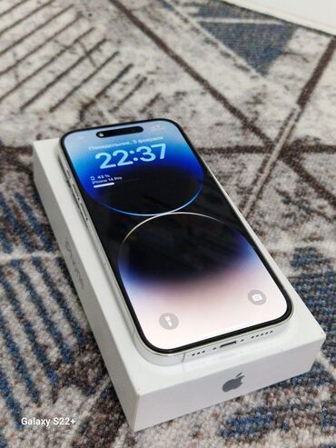 прием бу аккумуляторов цена бишкек: IPhone 14 Pro, Б/у, 256 ГБ, Белый, Коробка, 85 %