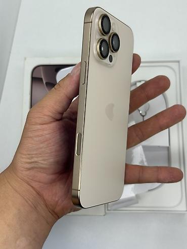 redmi 15 с: IPhone 16 Pro Max, Б/у, 256 ГБ, Desert Titanium, Коробка, 93 % — 6