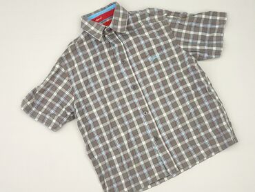 Shirt 7 years, condition - Very good, pattern - Cell, color - Grey
