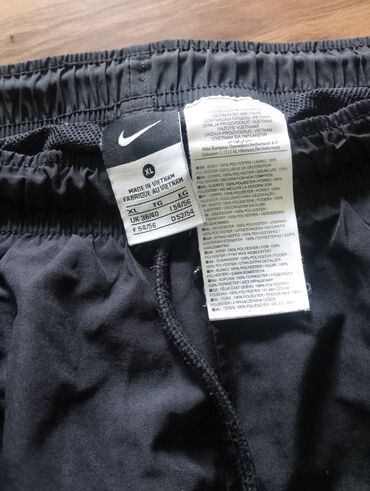 muške trenerke komplet: Men's Sweatsuit Nike, XL (EU 42), color - Black