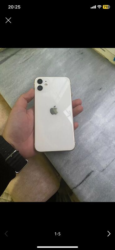 ayfon 6 barter: IPhone 11, 64 GB, White Titanium, Face ID, Simsiz şarj, Zəmanət