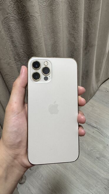 Apple iPhone: IPhone 12 Pro, Б/у, 128 ГБ, Золотой, Зарядное устройство, 78 %