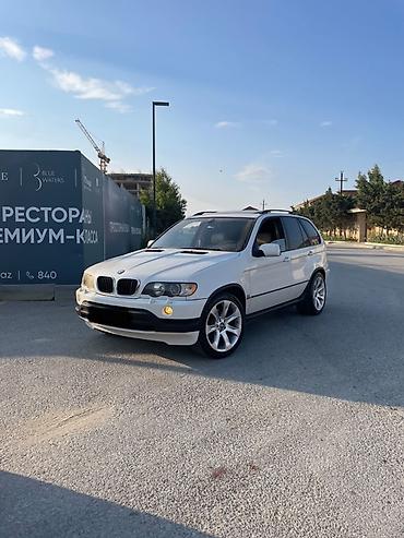 cangan cs 35: BMW X5 (E53) – ağ rəng, benzin, avtomatik ötürmə, tamötürücülü SUV — 1