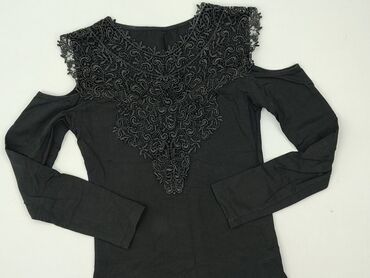 bluzki plus size z dekoltem: Bluzka damska, rozmiar S