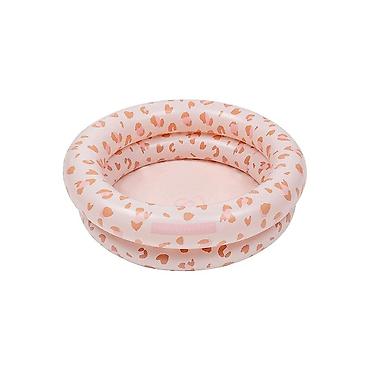 set posteljine: Swim Essentials dečiji bazen 60 cm — roze leopard print Kompaktan — 1
