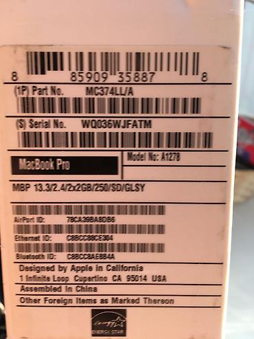 macbook pro 1278: MacBook Pro 13" (Mid 2010, модель A1278) — классический алюминиевый — 2