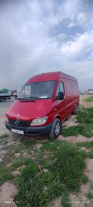 машина сервы: Mercedes-Benz Sprinter: 2002 г., 2.2 л, Дизель, Бус