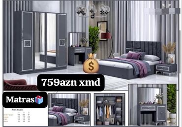 белая мебель для спальни: Yataq dəsti