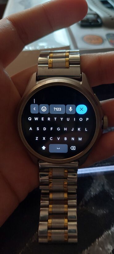 Smart saatlar: İşlənmiş, Smart saat, Sensor ekran, rəng - Qızılı — 5