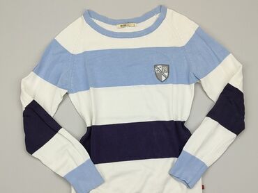 bluzki w kolorowe paski: Sweter, XS, stan - Dobry