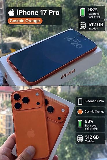 IPhone 17 Pro, 512 GB, Narıncı, Face ID lalafo.az -da IPhone 17 Pro, 512 GB, Narıncı, Face ID