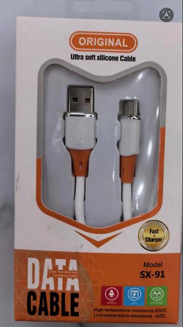 type c: Type-c, İphone üçün Lightning, köhnə samsung kabelleri — 5