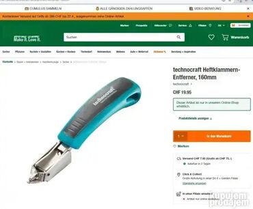 Ostali ručni alati: *** AKCIJA *** 1110 Odstranjivač klamerica - MANESMANN; NOVO na lalafo.rs — 6 Ostali ručni alati: *** AKCIJA *** 1110 Odstranjivač klamerica - MANESMANN; NOVO — 6