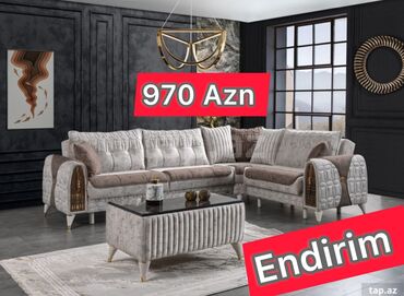 Divan və kreslo dəstləri: Yeni, Künc divan, Divan, Bazalı, Açılan — 17