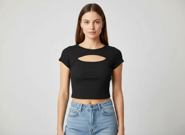crop sukienki: Top damski, rozmiar S