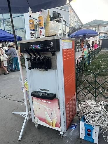 молочный машинка: Профессиональный аппарат для мягкого мороженого продается в хорошем — 1