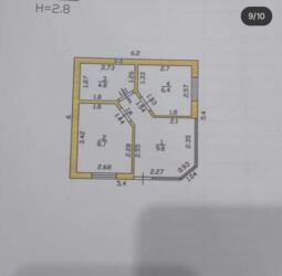 Долгосрочная аренда домов: 30 м², 2 комнаты — 9