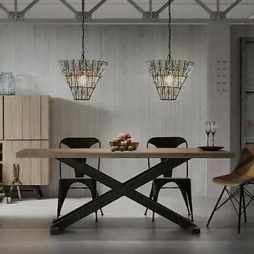 Antique Dining Tables: TRPEZARIJSKI STO DRVO-METAL NOV AKCIJA | IZRADA NAMESTAJA PO MERI — 3