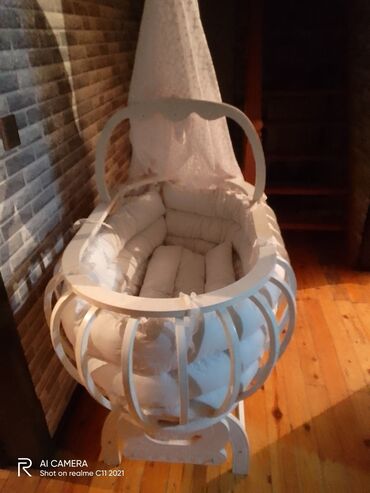 набор ножей zepter: Для девочки и мальчика, Б/у, Овальная, Колыбель, Без бортиков, С матрасом, С механизмом качания