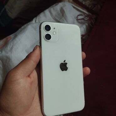 айфоны в бишкеке цены: IPhone 11, Колдонулган, 128 ГБ, Ак, Каптама, Кабель, 77 %