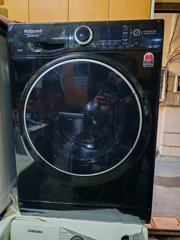tikiş maşınları: Paltaryuyan maşın Hotpoint Ariston, 6 kq, İşlənmiş, Avtomat, Qurutma var, Kredit yoxdur, Pulsuz çatdırılma