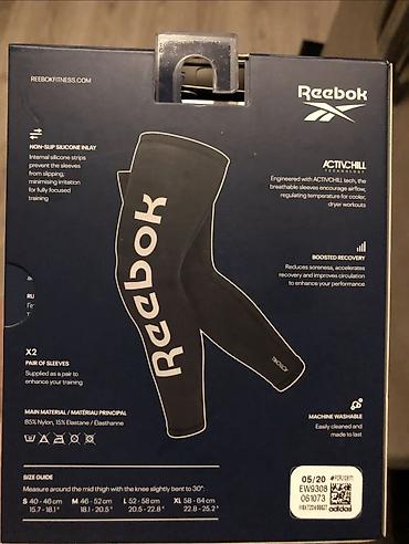 нове: REEBOK rukavi za noge vel.L 52-58cm NOVO — 2