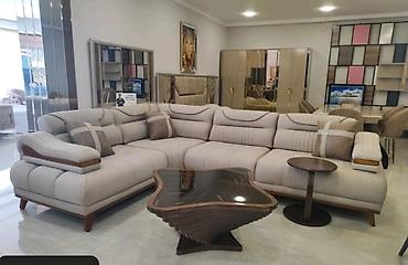 Divanlar: Tac Mebel künc divanları – şəxsi modellər - Elegant dizaynlı L — 20
