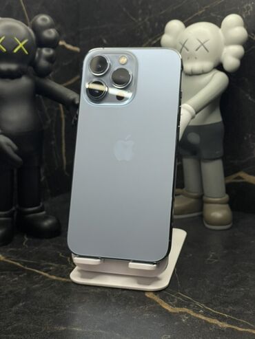 морозильник стол: IPhone 13 Pro, Колдонулган, 256 ГБ, Sierra Blue, Заряддоочу түзүлүш, Коргоочу айнек, Каптама, Бөлүп төлөө менен, 79 %
