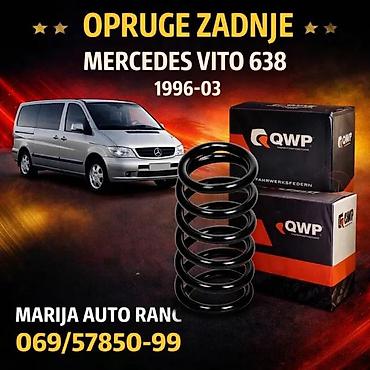 site:.rs elastična veza motorno vozilo: MERCEDES VITO OPRUGE ZADNJE 638 96-03 SA KONSTANTNIM PRECN | opruge — 2
