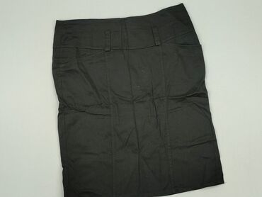 czarne prosta spódnice: Skirt, M (EU 38), condition - Very good