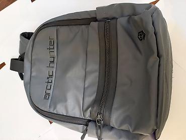 nike tech fleece: Городской рюкзак Arctic Hunter, серый - Вместительное основное — 3