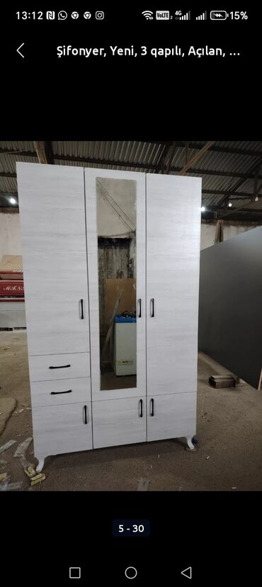Dolablar: Yeni, 3 qapılı Düz dolab, Dolab-asılqan -da lalafo.az — 3 Dolablar: Yeni, 3 qapılı Düz dolab, Dolab-asılqan — 3