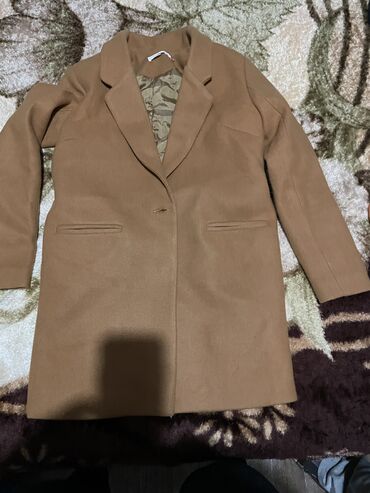 пальто пиджак: Пальто, Осень-весна, Драп, Длинная модель, С утеплителем, XL (EU 42)