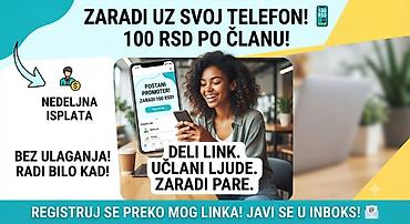 daj neki oglas: Online promotorski posao – zarada putem telefona - Zaradi uz svoj — 1