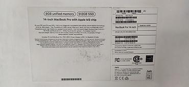 macbook m3 pro: Ультрабук, Б/у, Apple M3, ОЗУ, RAM: 8 ГБ — 2