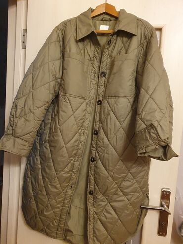 paltolar ve kurtkalar model: Palto, H&M, 4XL (EU 48), rəng - Yaşıl
