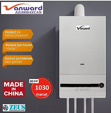 Vanward divar tipli qaz kombi qazanı – 30 kW güc. - İki konturlu