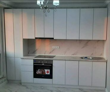 Кухонные гарнитуры: Кухонный гарнитур, Новый, цвет - Бежевый, МДФ, Самовывоз, Бесплатная доставка, Платная доставка — 3