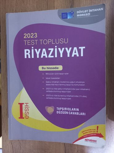Testlər: 2023-cü il buraxılışı olan bu test toplusu ali təhsil müəssisələrinə