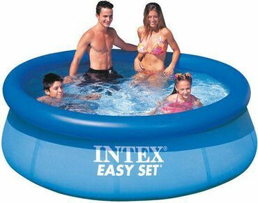 бассейн надувной купить: Полунадувной бассейн Intex Размер: Диаметр: 2.44см Глубина: 76см