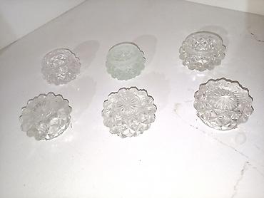 Qab-qacaq və mətbəx ləvazimatları: Crystal duz qabları. Rusiya istehsalı. Keyfiyyətli. 1ədədinin qiyməti — 4