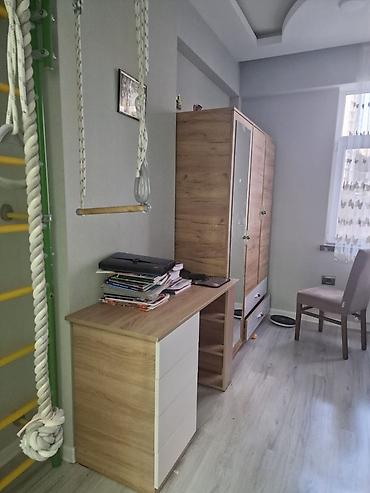 Uşaq mebeli: Uşaq otağı üçün mebel - Yazı masası: ağ çekmecəli (4 gözlü) sol — 2