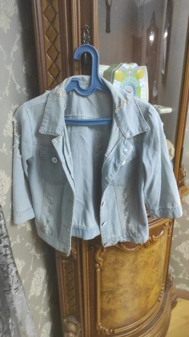 Dəstlər, kostyumlar: Qadın geyim dəsti – 4 məhsul 1) Cins ətək - Tünd mavi denim - Ön — 9