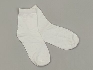 spodnie białe z dziurami: Skarpety, stan - Dobry