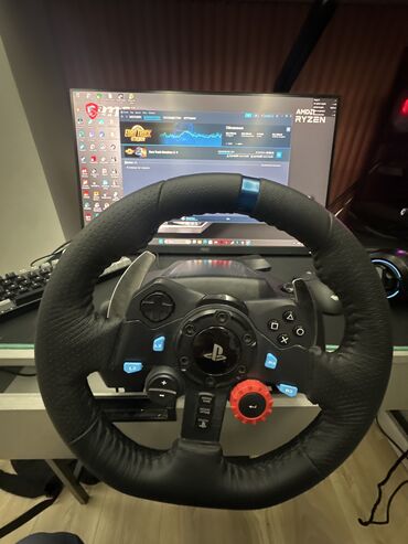 игровой руль logitech: Logitech g29 есть коробка, шифтера нету, новый с дубая покупали, нанем