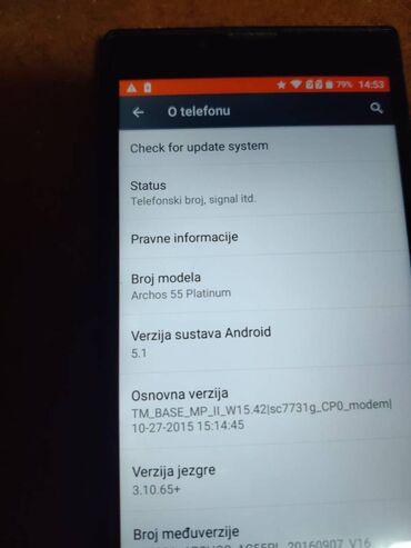 Ostali mobilni telefoni: Archos platinum 55 telefon je dual sim dosta je velik ispravan sim — 11