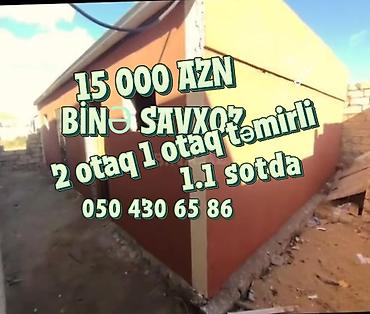 binə ev: Satılır: BİNƏ, Savxoz massivində həyət evi Ülvi inşaata yaxın - — 1