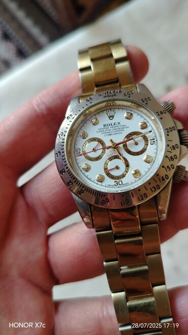 Qol saatları: Qol saatı, Rolex, rəng - Qızılı