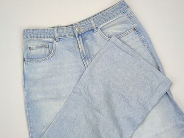 jeansy 7 8 z wysokim stanem: Denim, Jeans for women, size XL