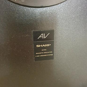 Динамики и колонки: 1 Акустика Sharp CP-310, (две колонки), высота 65 см, ширина 20 см,тип — 3